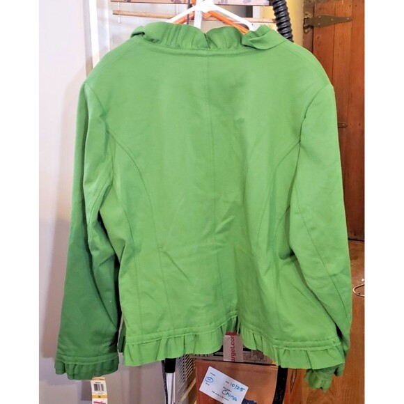 NWT - INC Int'l Concepts - Heavy, Lined Green Dressy Jacket - Size 3X Christmasy - Picture 6 of 7